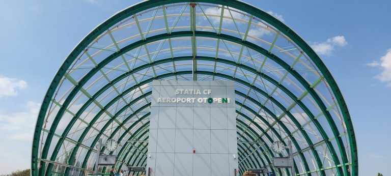 Linia CF Gara de Nord – Aeroportul Internațional Henri Coandă finalizată în proporție de 97%