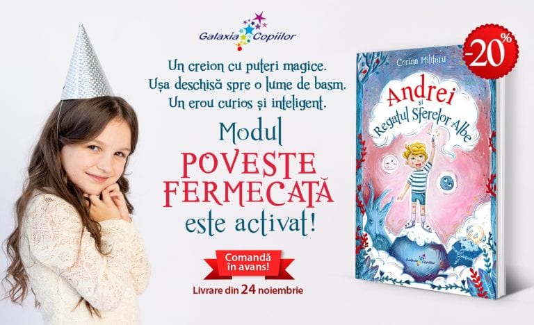 Andrei și Regatul Sferelor Albe – un roman de debut (P)