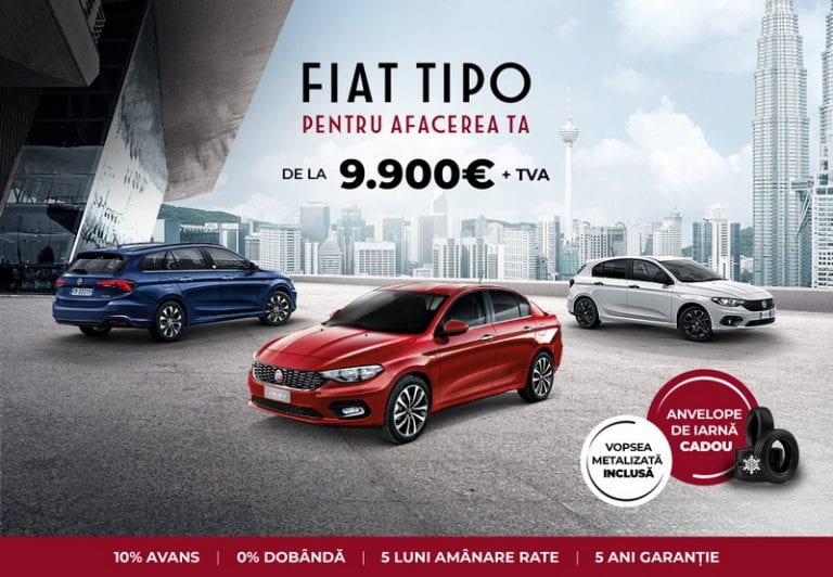 Fiat Tipo pentru afacerea ta