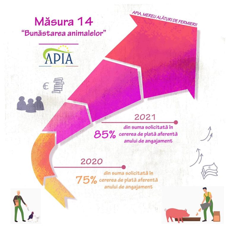 APIA eliberează adeverințe pentru beneficiarii Măsurii 14 „Bunăstarea animalelor”