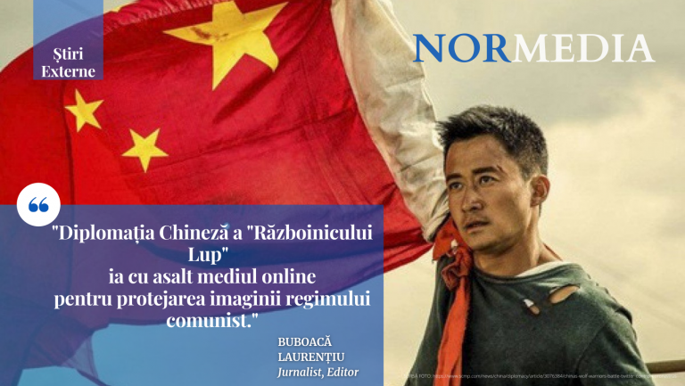 Diplomația chineză a „războinicului lup” ia cu asalt mediul online