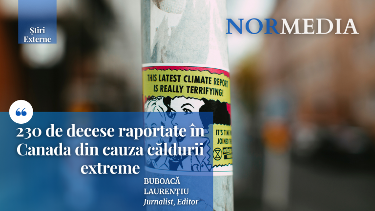 230 de decese raportate în Canada din cauza căldurii extreme