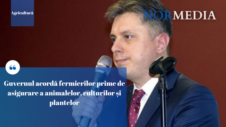 Cozmanciuc: Guvernul acordă fermierilor prime de asigurare