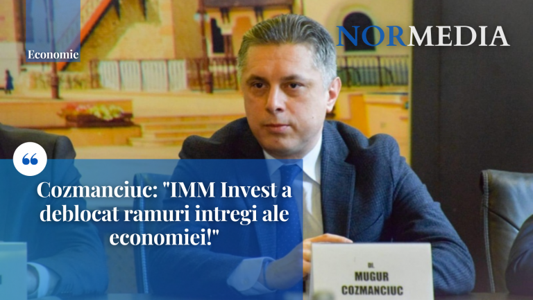 Cozmanciuc: IMM Invest a deblocat ramuri întregi ale economiei