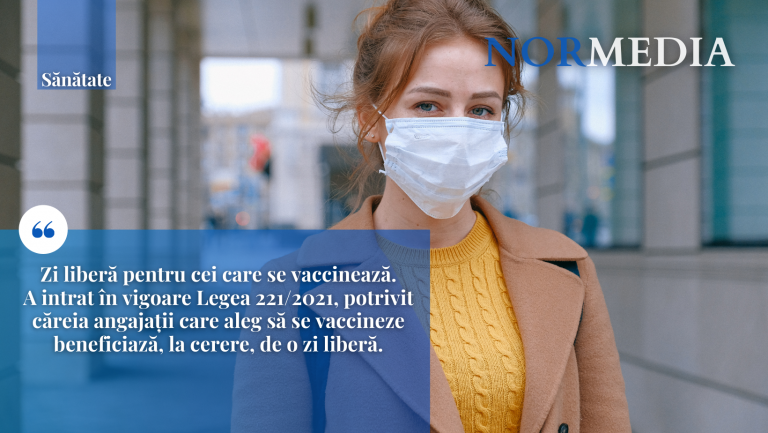 Zi liberă pentru cei care se vaccinează