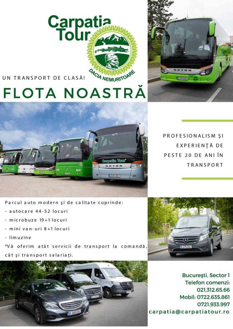 Ofertă de transport și transferuri de la Carpatia Tour (P)