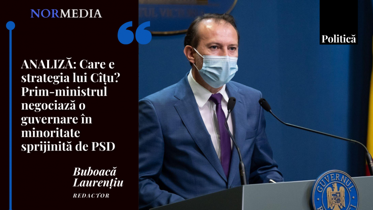 ANALIZĂ: Care e strategia lui Cîțu? Prim-ministrul negociază o guvernare în minoritate sprijinită de PSD