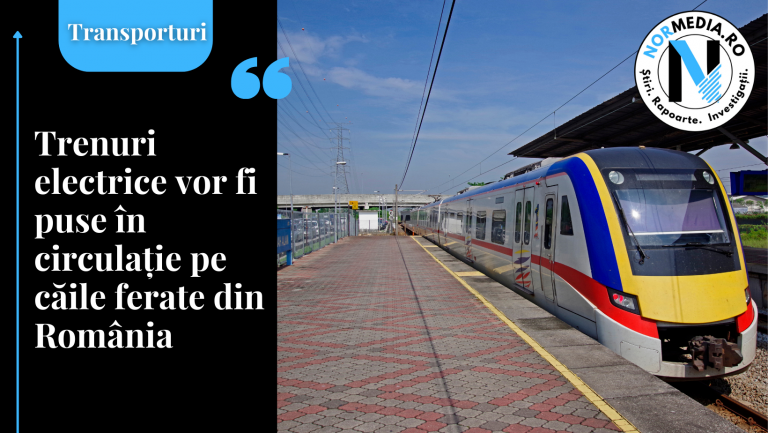 Trenuri electrice vor fi puse în circulație pe căile ferate din România