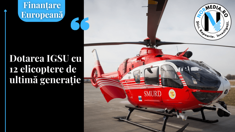 Dotarea IGSU cu 12 elicoptere de ultimă generație