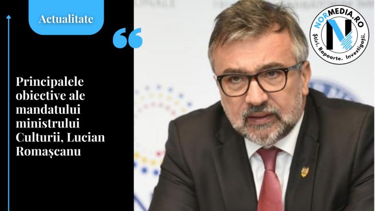 Principalele obiective ale mandatului ministrului Culturii, Lucian Romașcanu