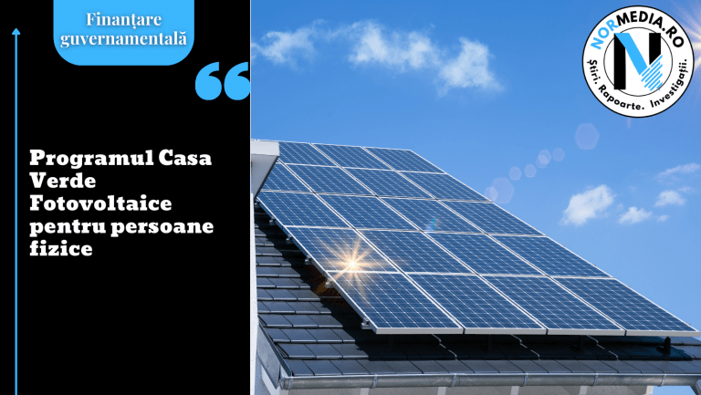 Programul Casa Verde Fotovoltaice pentru persoane fizice