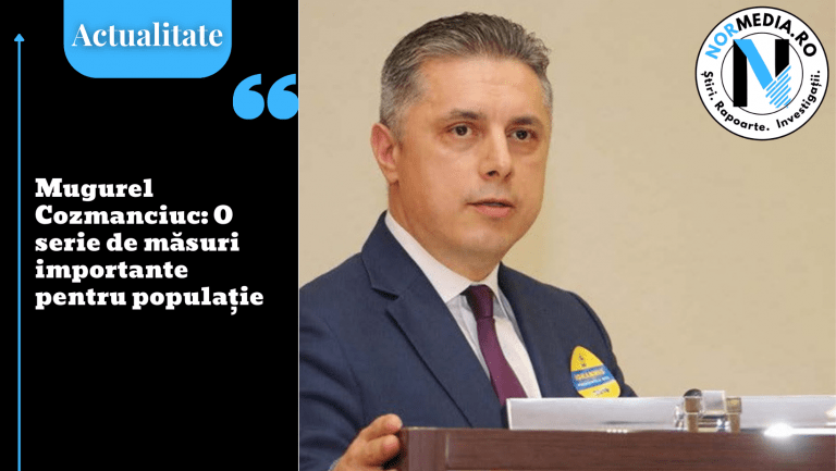 Mugurel Cozmanciuc: O serie de măsuri importante pentru populație