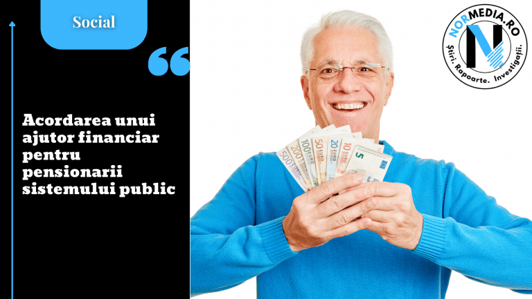Acordarea unui ajutor financiar pentru pensionarii sistemului public