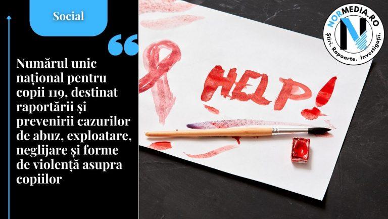 Numărul unic național pentru copii 𝟏𝟏𝟗