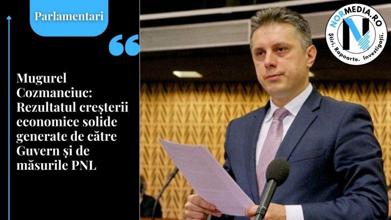 Mugurel Cozmanciuc: Rezultatul creșterii economice solide generate de către Guvern și de măsurile PNL