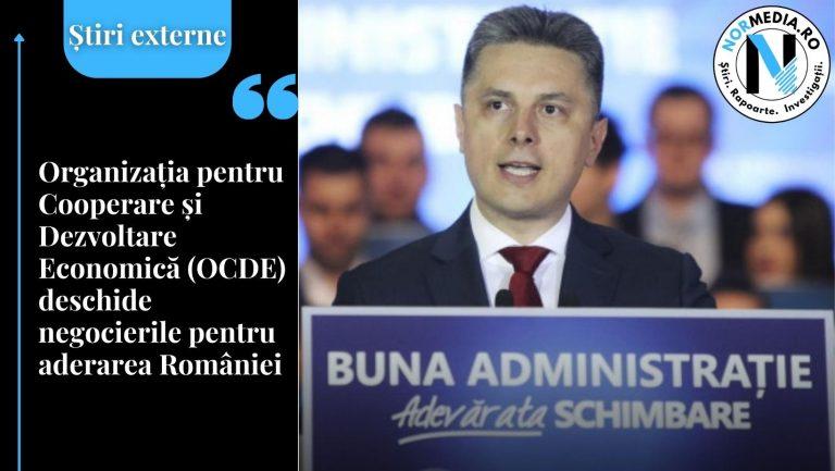 Organizația pentru Cooperare și Dezvoltare Economică (OCDE) deschide negocierile pentru aderarea României