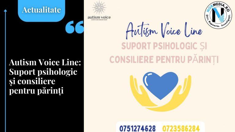 Autism Voice Line: Suport psihologic și consiliere pentru părinți