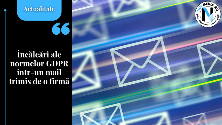 Încălcări ale normelor GDPR într-un mail trimis de o firmă