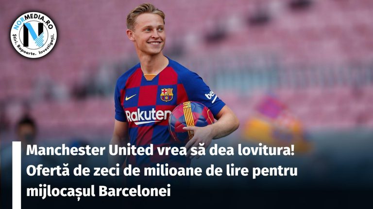 Manchester United vrea să dea lovitura! Ofertă de zeci de milioane de lire pentru mijlocașul Barcelonei