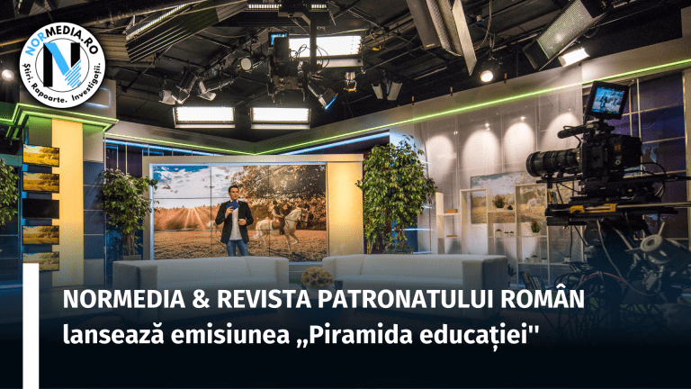 EXCLUSIV. NORMEDIA & REVISTA PATRONATULUI ROMÂN lansează emisiunea ,,Piramida educației’’
