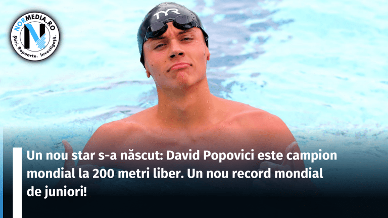 David Popovici, noul campion mondial la 200 metri liber la natație. România are un nou superstar