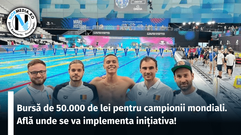 Bursă de 50.000 de lei pentru campionii mondiali. Cine a luat inițiativa!