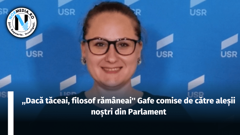 Gafe comise de către aleșii noștri din Parlament. ,,Dacă tăceai, filosof rămâneai”