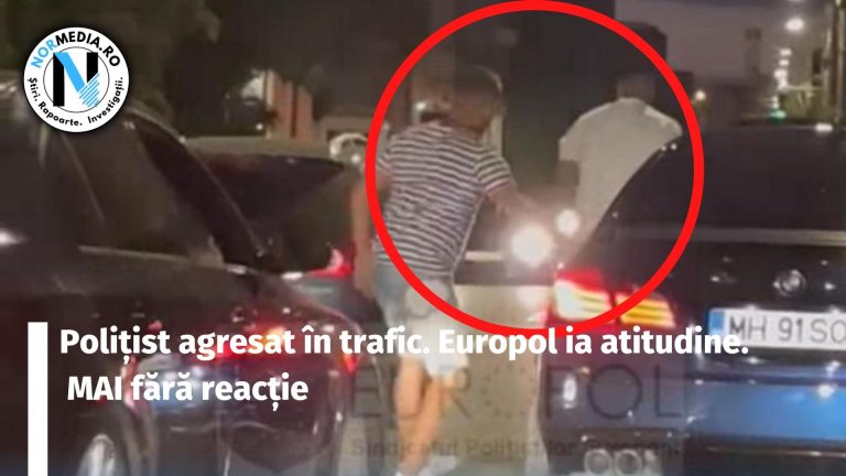 Polițist agresat în trafic. Europol ia atitudine. MAI fără reacție