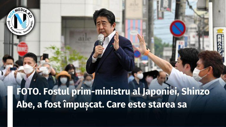 FOTO. Fostul prim-ministru al Japoniei, Shinzo Abe, a fost împușcat. Care este starea sa