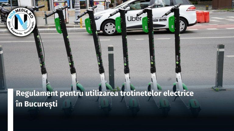 Regulament pentru utilizarea trotinetelor electrice în București. Cum arată noile reguli