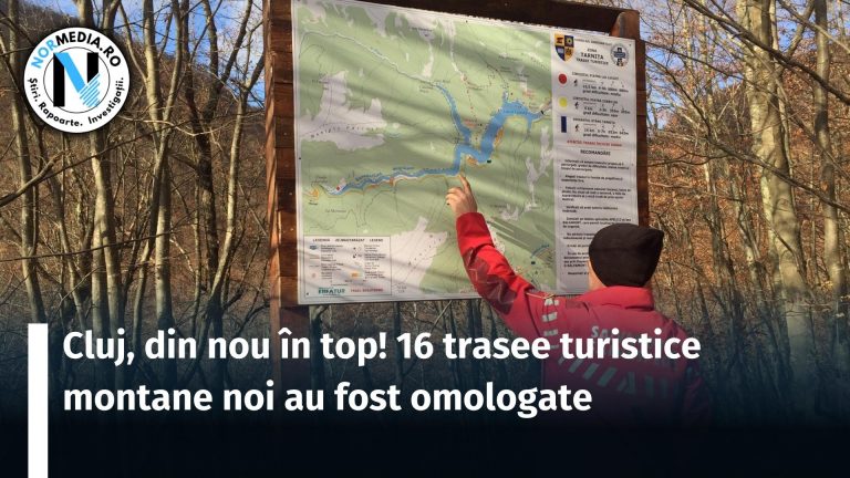 Cluj, din nou în top! 16 trasee turistice montane noi au fost omologate