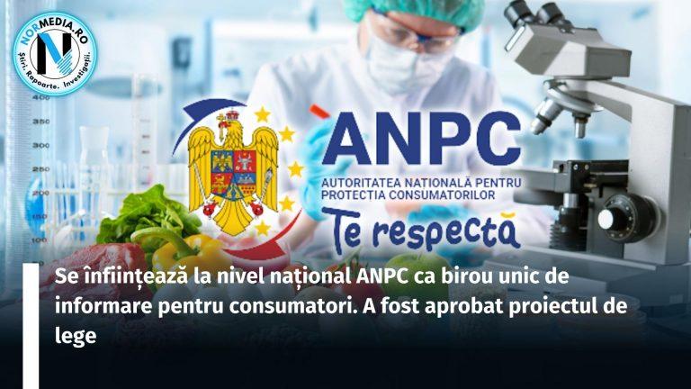 Se înființează la nivel național ANPC ca birou unic de informare pentru consumatori. A fost aprobat proiectul de lege