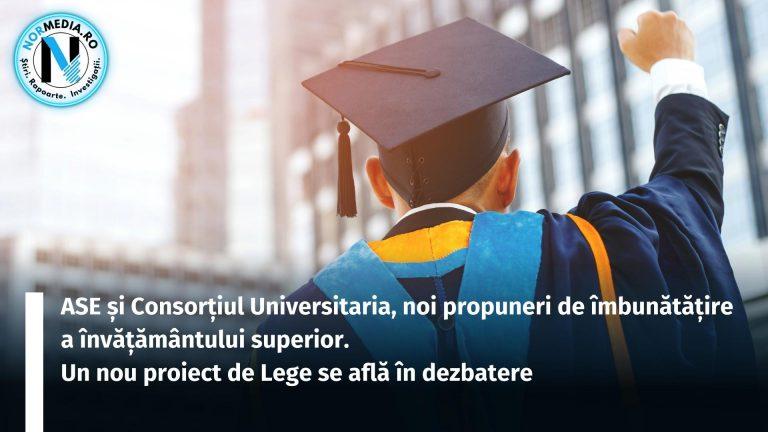 ASE și Consorțiul Universitaria, noi propuneri de îmbunătățire a învățământului superior. Un nou proiect de Lege se află în dezbatere