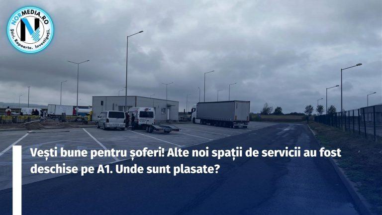 FOTO. Autostrada A1: Vești bune pentru șoferi! Alte noi spații de servicii au fost deschise. Unde sunt plasate?