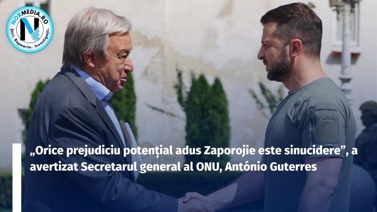 „Orice prejudiciu potențial adus la Zaporojie este sinucidere”, a avertizat Secretarul general al ONU, António Guterres