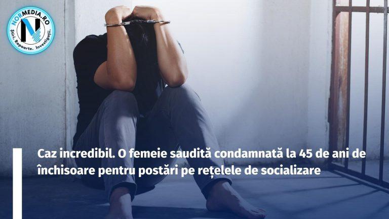 Caz incredibil. O femeie din Arabia Saudită, condamnată la 45 de ani de închisoare pentru postări pe rețelele de socializare