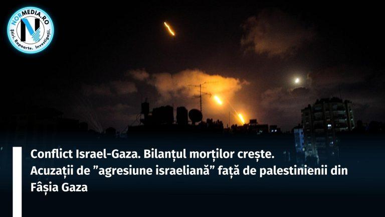 Conflict Israel-Gaza. Bilanțul morților crește. Acuzații de ”agresiune israeliană” față de palestinienii din Fâșia Gaza