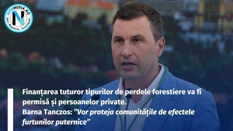 Finanțarea tuturor tipurilor de perdele forestiere va fi permisă și persoanelor private. Barna Tanczos: ”Vor proteja comunitățile de efectele furtunilor puternice”