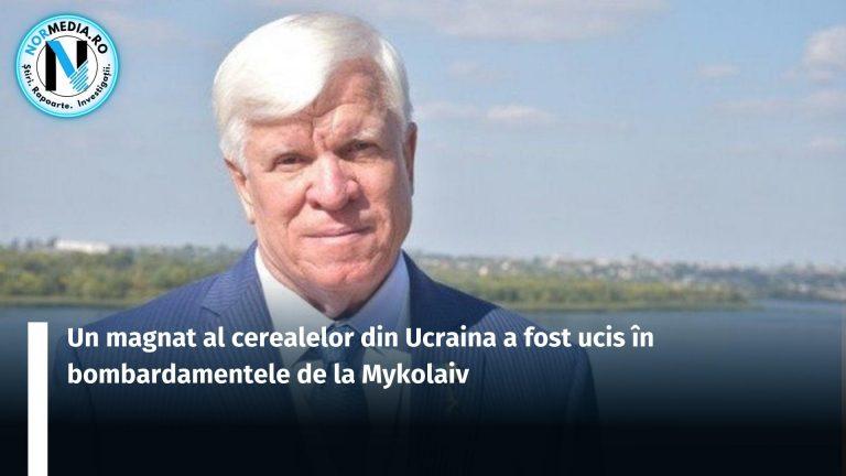 Un magnat al cerealelor din Ucraina a fost ucis în bombardamentele de la Mykolaiv. Răspunsul lui Zelenski