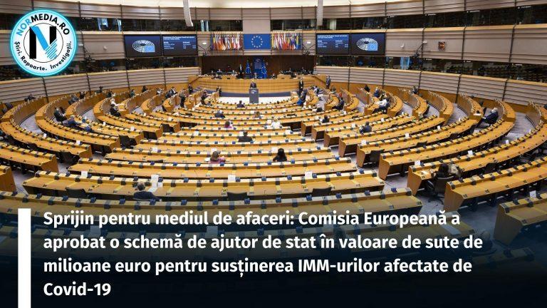 Sprijin pentru mediul de afaceri: Comisia Europeană a aprobat o schemă de ajutor de stat în valoare de sute de milioane euro pentru susținerea IMM-urilor afectate de Covid-19