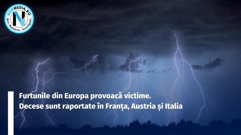 Furtunile din Europa provoacă victime. Decese sunt raportate în Franța, Austria și Italia