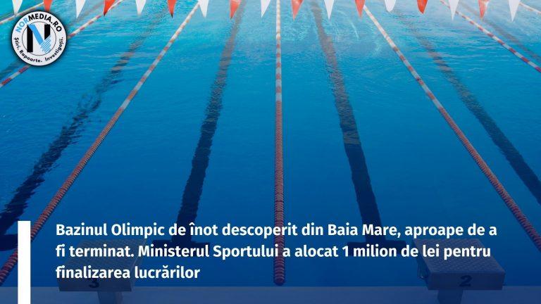 Bazinul Olimpic de înot descoperit din Baia Mare, aproape de a fi terminat. Ministerul Sportului a alocat 1 milion de lei pentru finalizarea lucrărilor
