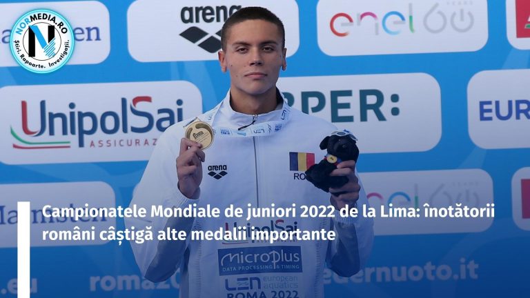 Campionatele Mondiale de juniori 2022 de la Lima: înotătorii români câștigă alte medalii importante