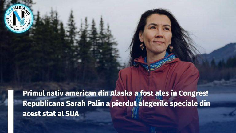 Primul nativ american din Alaska, ales în Congresul SUA! Republicana Sarah Palin a pierdut alegerile speciale din acest stat