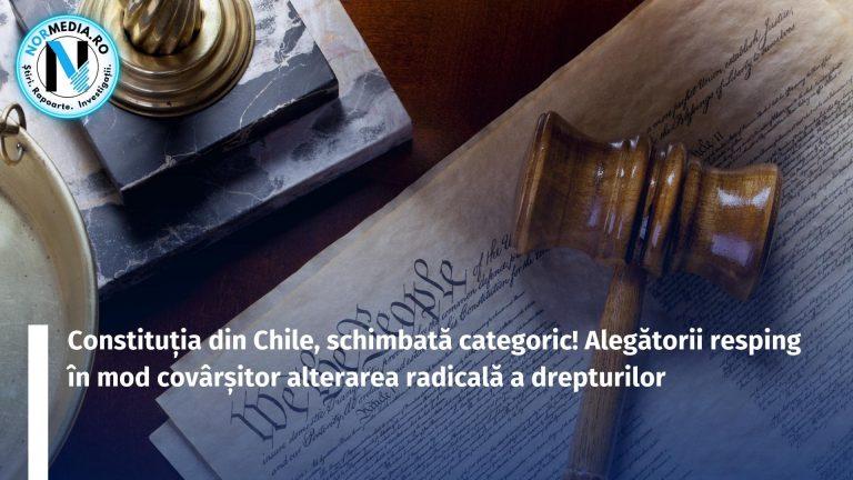 Constituția din Chile, schimbată categoric! Alegătorii resping în mod covârșitor alterarea radicală a drepturilor