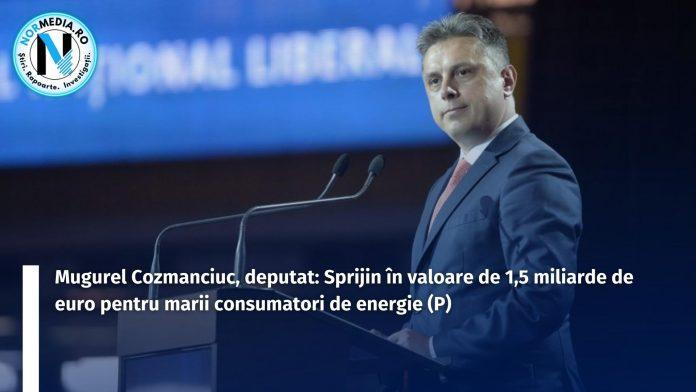 Mugurel Cozmanciuc, deputat Sprijin în valoare de 1,5 miliarde de euro pentru marii consumatori de energie (P)