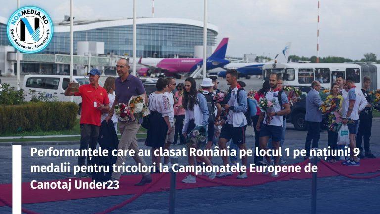 Performanțele care au clasat România pe locul 1 pe națiuni! 9 medalii pentru tricolori la Campionatele Europene de Canotaj Under23