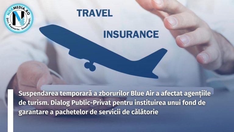 Suspendarea temporară a zborurilor Blue Air a afectat agențiile de turism. Dialog Public-Privat pentru instituirea unui fond de garantare a pachetelor de servicii de călătorie