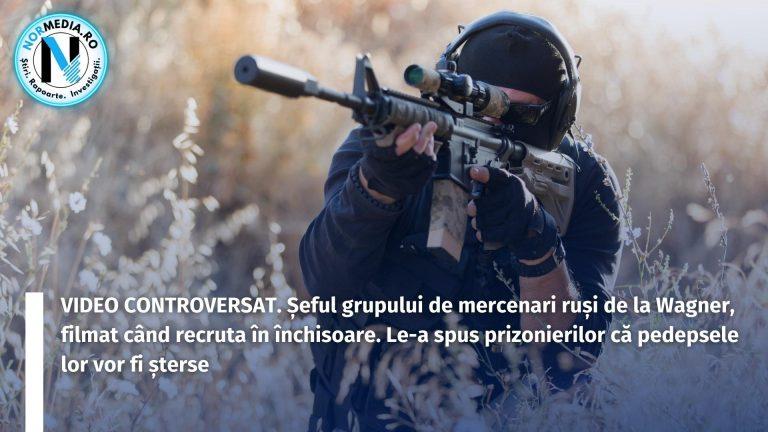 VIDEO CONTROVERSAT. Șeful grupului de mercenari ruși de la Wagner, filmat când recruta în închisoare. Le-a spus prizonierilor că pedepsele lor vor fi șterse