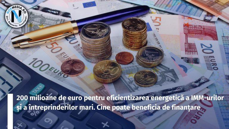 200 milioane de euro pentru eficientizarea energetică a IMM-urilor și a întreprinderilor mari. Cine poate beneficia de finanțare